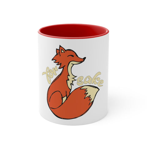 Accent Coffee Mug, 11oz - For FOX Sake