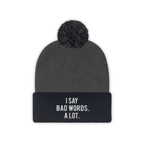 Pom Pom Beanie - Bad Words