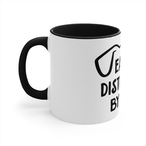 Accent Coffee Mug, 11oz - Easily Distracted