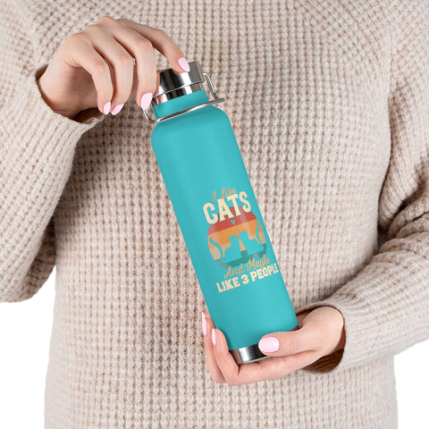 22oz Vacuum Insulated Bottle - Cats