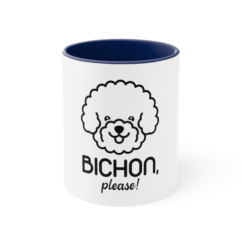 Accent Coffee Mug, 11oz - Bichon Please