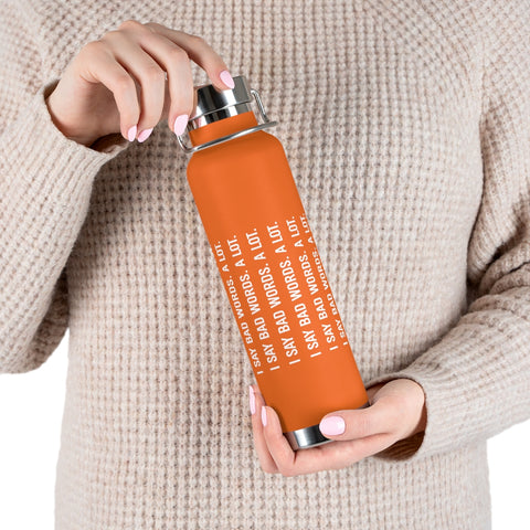 22oz Vacuum Insulated Bottle - Bad Words