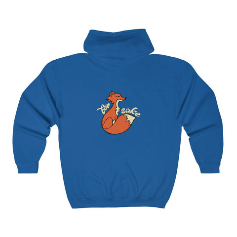 Unisex Heavy Blend™ Full Zip Hooded Sweatshirt - For FOX Sake