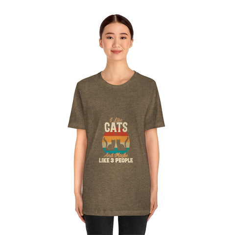Unisex Jersey Short Sleeve Tee - Cats