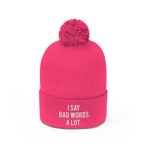 Pom Pom Beanie - Bad Words