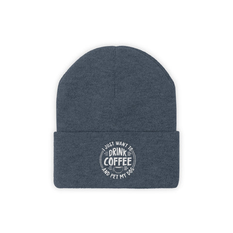 Knit Beanie - Drink Coffee