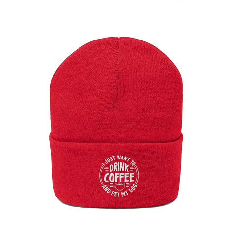 Knit Beanie - Drink Coffee
