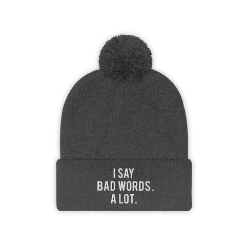 Pom Pom Beanie - Bad Words