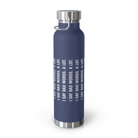 22oz Vacuum Insulated Bottle - Bad Words