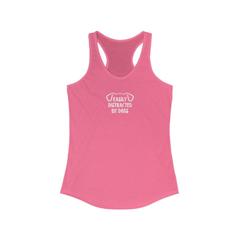 Women's Ideal Racerback Tank - Easily Distracted