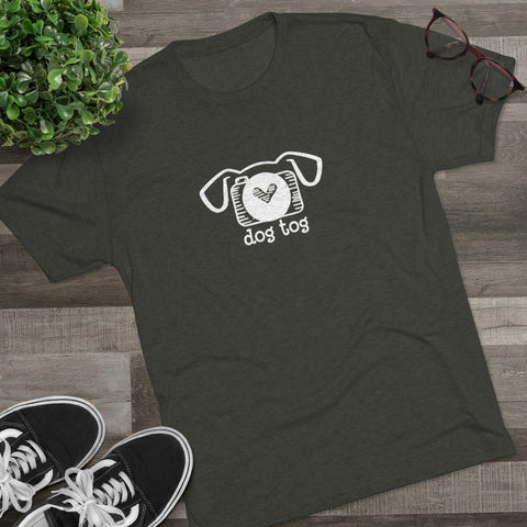 Unisex Tri-Blend Crew Tee - Dog Tog