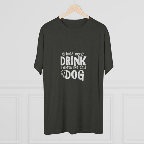 Unisex Tri-Blend Crew Tee - Hold My Drink