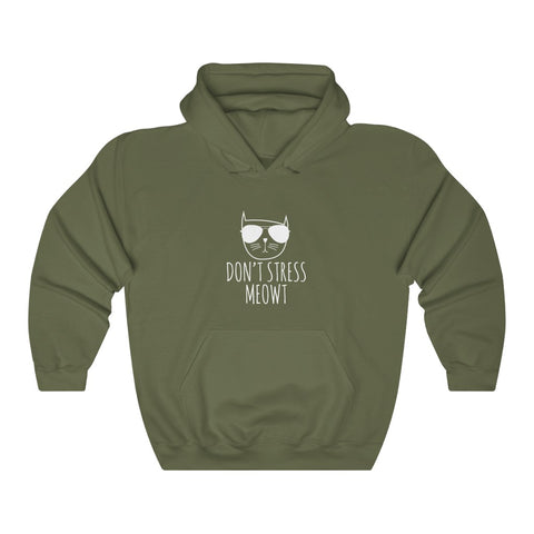 Unisex Heavy Blend™ Hooded Sweatshirt - Stress Meowt