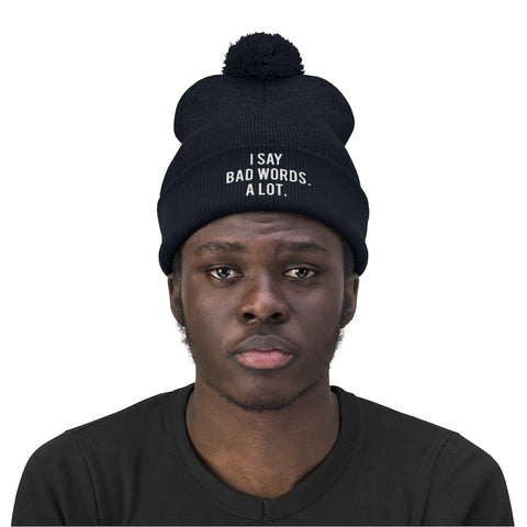 Pom Pom Beanie - Bad Words