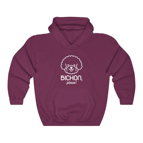 Unisex Heavy Blend™ Hooded Sweatshirt - Bichon Please
