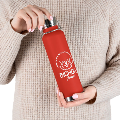 22oz Vacuum Insulated Bottle - Bichon Please