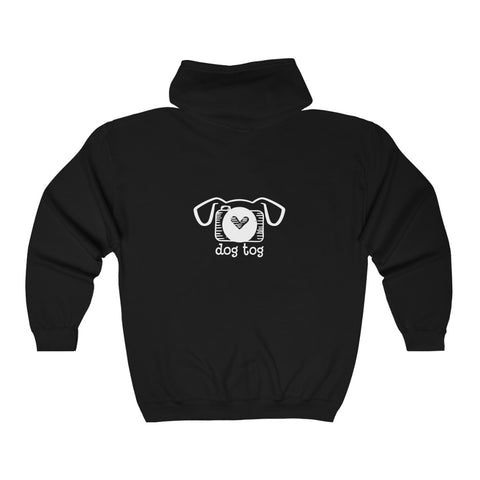 Unisex Heavy Blend™ Full Zip Hooded Sweatshirt - Dog Tog
