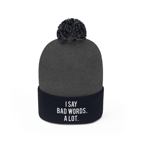 Pom Pom Beanie - Bad Words
