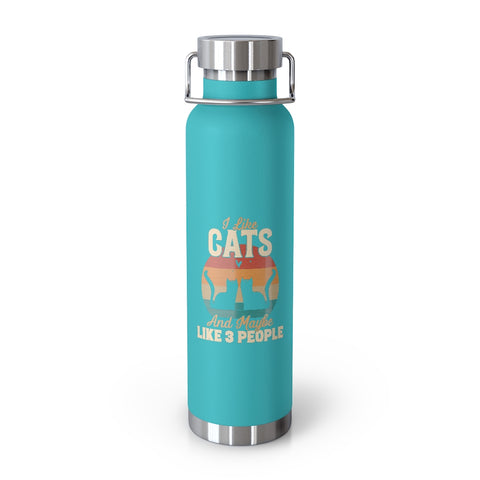 22oz Vacuum Insulated Bottle - Cats
