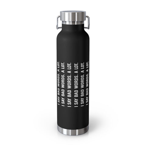 22oz Vacuum Insulated Bottle - Bad Words