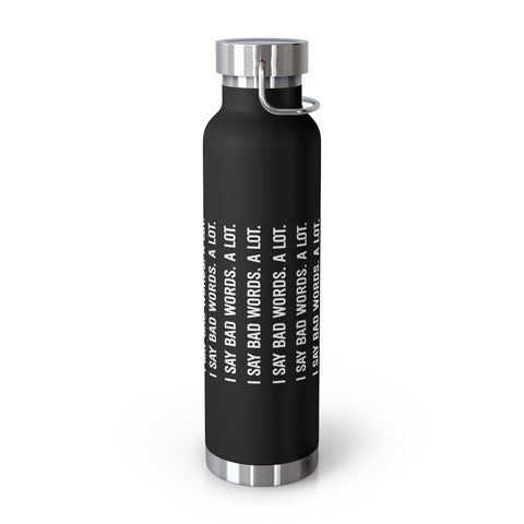 22oz Vacuum Insulated Bottle - Bad Words