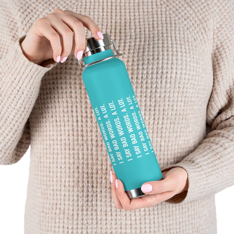 22oz Vacuum Insulated Bottle - Bad Words