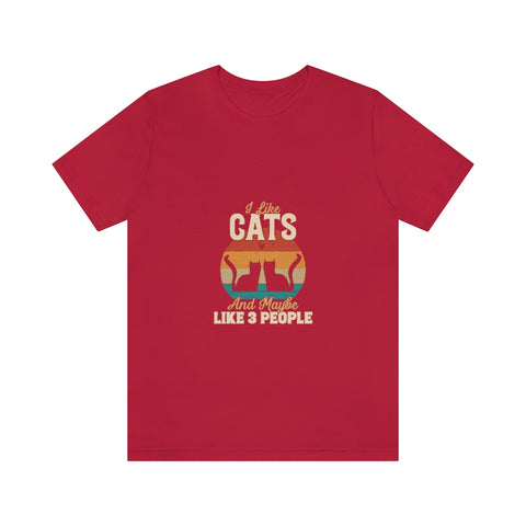 Unisex Jersey Short Sleeve Tee - Cats