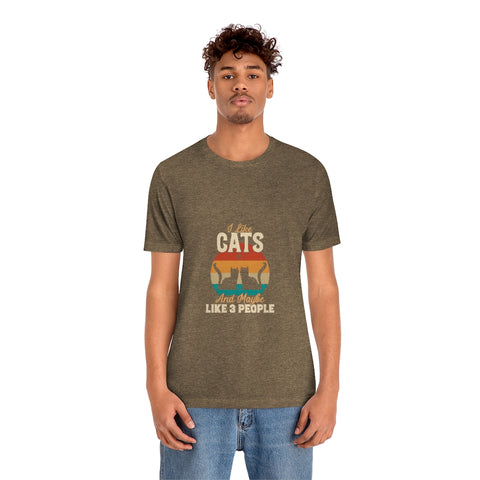 Unisex Jersey Short Sleeve Tee - Cats