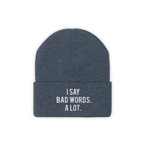 Knit Beanie - Bad Words
