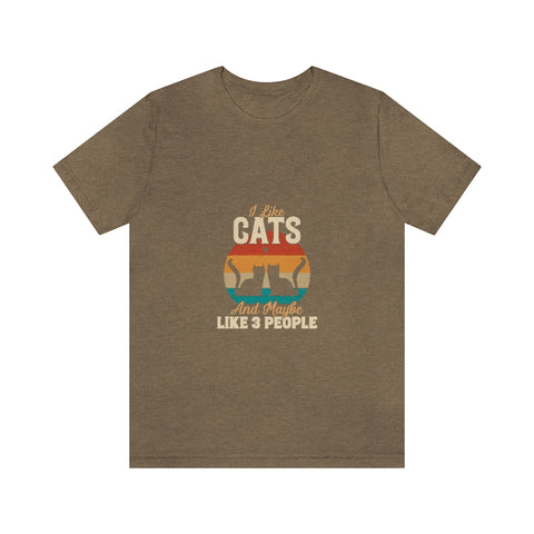 Unisex Jersey Short Sleeve Tee - Cats