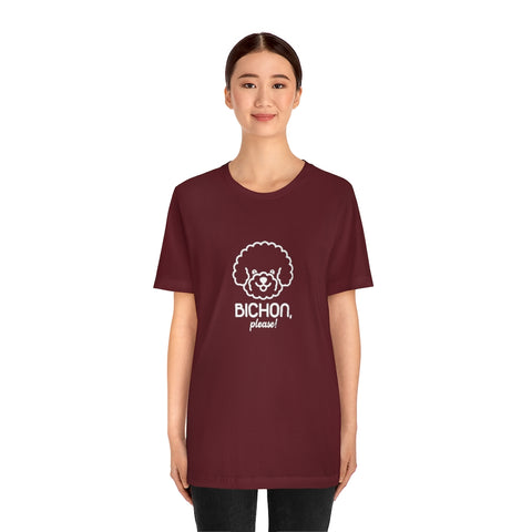 Unisex Jersey Short Sleeve Tee - Bichon Please