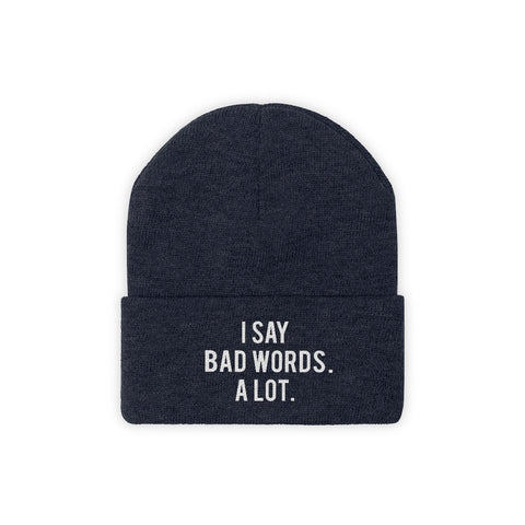 Knit Beanie - Bad Words