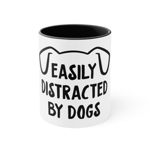 Accent Coffee Mug, 11oz - Easily Distracted
