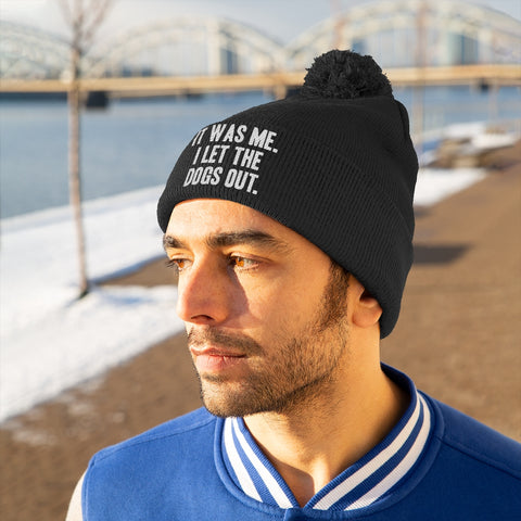 Pom Pom Beanie - Let the Dogs Out