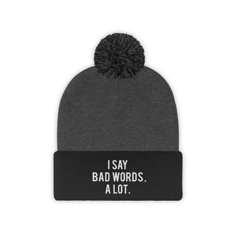Pom Pom Beanie - Bad Words