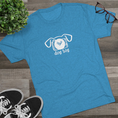 Unisex Tri-Blend Crew Tee - Dog Tog