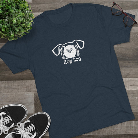 Unisex Tri-Blend Crew Tee - Dog Tog