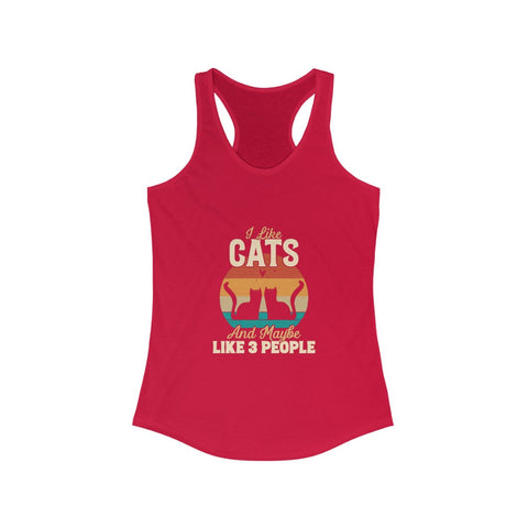 Women's Ideal Racerback Tank - Cats