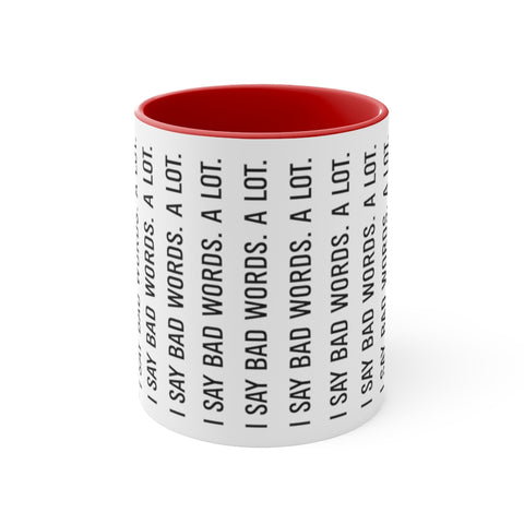 Accent Coffee Mug, 11oz - Bad Words