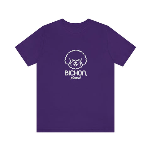 Unisex Jersey Short Sleeve Tee - Bichon Please