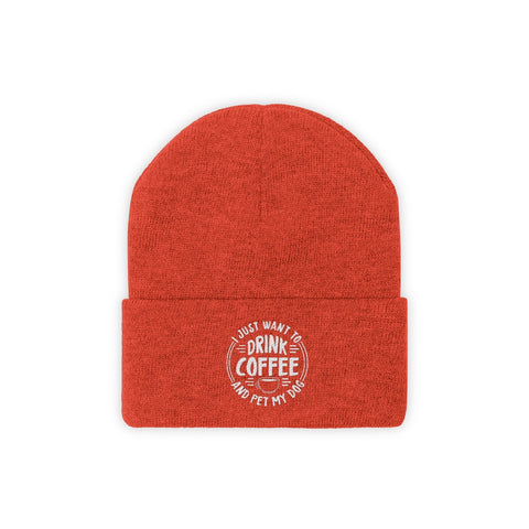 Knit Beanie - Drink Coffee