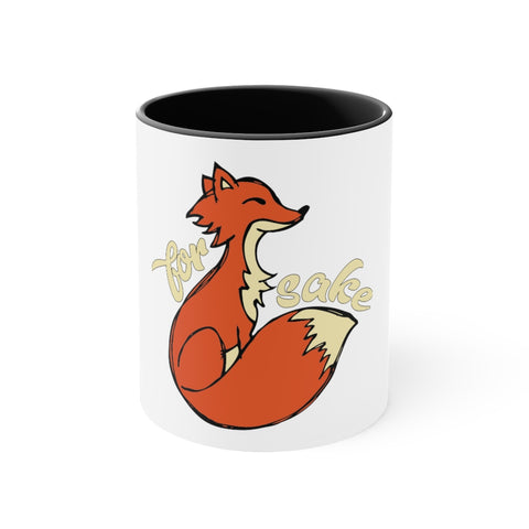 Accent Coffee Mug, 11oz - For FOX Sake