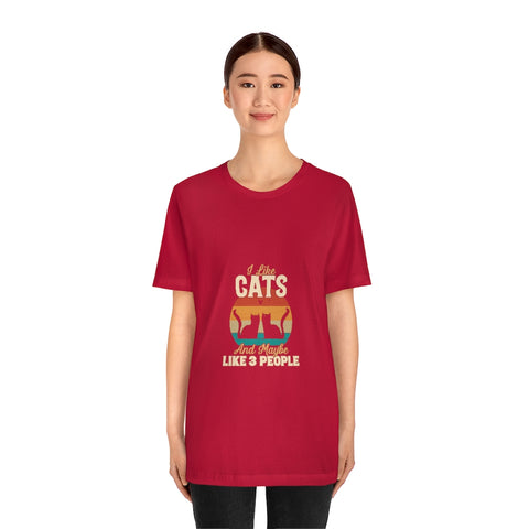 Unisex Jersey Short Sleeve Tee - Cats