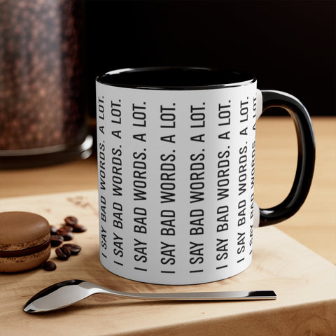 Accent Coffee Mug, 11oz - Bad Words