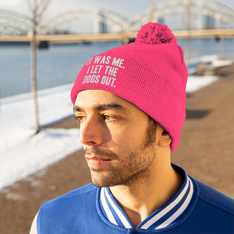 Pom Pom Beanie - Let the Dogs Out