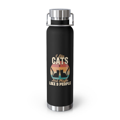 22oz Vacuum Insulated Bottle - Cats