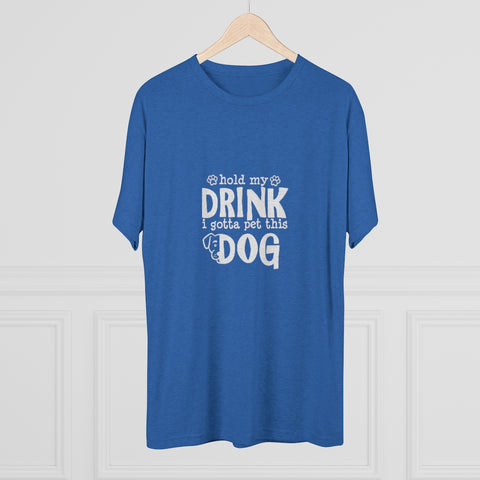 Unisex Tri-Blend Crew Tee - Hold My Drink