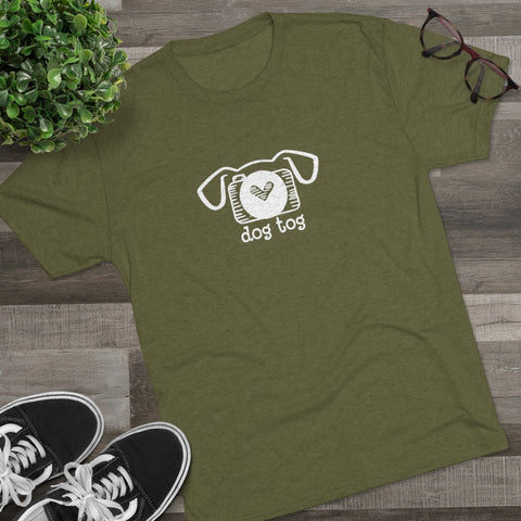 Unisex Tri-Blend Crew Tee - Dog Tog
