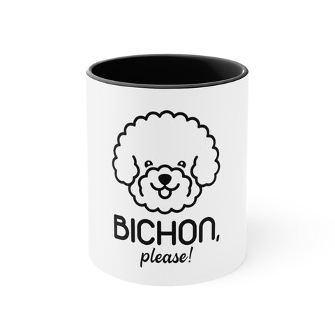 Accent Coffee Mug, 11oz - Bichon Please