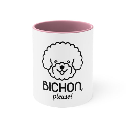 Accent Coffee Mug, 11oz - Bichon Please